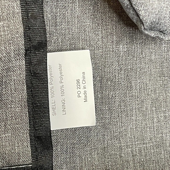 Origaudio Foldable Computer Gray Backpack Zipper Square Rectangular - Picture 8 of 9